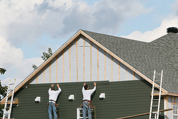 Professional Siding Repair technician working in Cambridge, IL